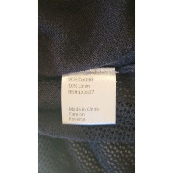 OST Sheer Back Black Animal Print Zipper Detail Shirt - Picture 4 of 4